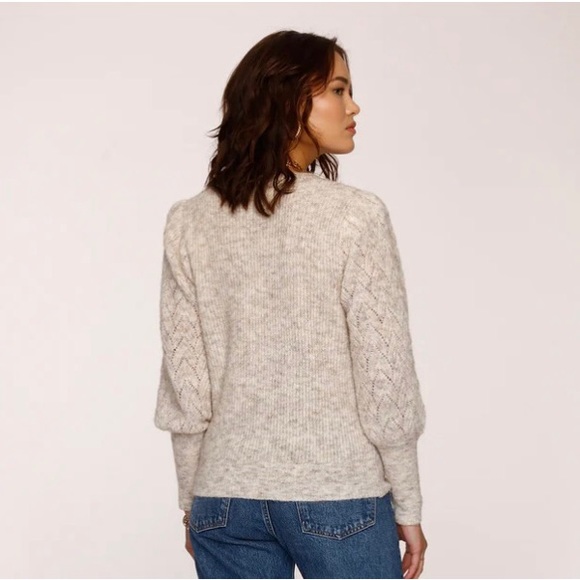 NWT Heartloom Womens Size XS Broome Sweater Cozy Ivory - Picture 2 of 6